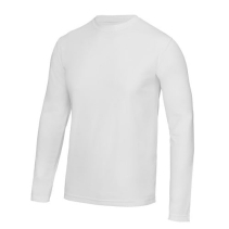 AWDis Long Sleeve Cool-T JC002 Arctic-White
