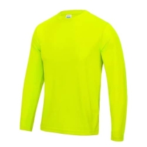Heren Long Sleeve heren Cool T JC002 - Electric Yellow.