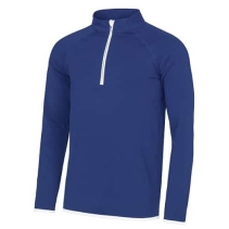 Heren Cool Zip Sweat Royal blue-White