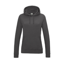 Awdis Girlie college hoodie charcoal