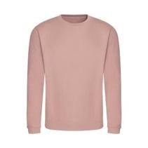 AWDis sweater JH030 Dusty Pink.