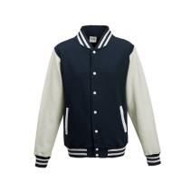AWDis Varsity Jackets JH043 Kleuren Oxford navy-White