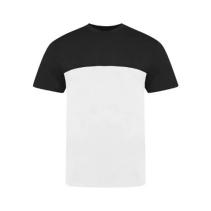 Colour Block T. Kleuren White black