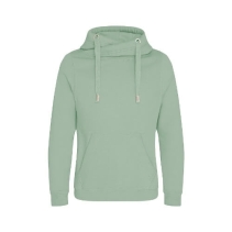 Cross Neck Hoodie JH021 Dusty Green