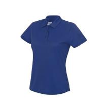 Woman's Cool Polo Kleuren Royal blue