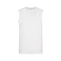 Mens Cool Smooth Sports Vest Kleuren Arctic white