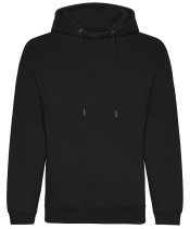 Organic Hoodie Kleuren Deep black