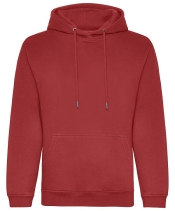 Organic Hoodie Kleuren Fire red