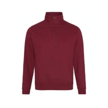 Sophomore 1/4 Zip Sweaters Kleuren Burgundy