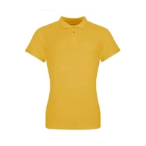 The 100 Woman's Polo - JP100F. Kleuren Mustard