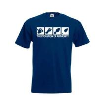 The evolution of authority tshirt