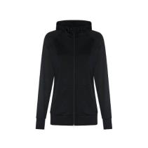 Girlie Cool Contrast Zoodie. Kleuren Jet black