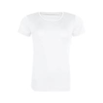 Woman's Recycled Cool T - Sneldrogend Sportshirt. Kleuren Arctic white