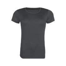 Woman's Recycled Cool T - Sneldrogend Sportshirt. Kleuren Charcoal 