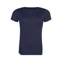 Woman's Recycled Cool T - Sneldrogend Sportshirt. Kleuren French navy