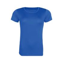 Woman's Recycled Cool T - Sneldrogend Sportshirt. Kleuren Royal blue