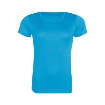 Woman's Recycled Cool T - Sneldrogend Sportshirt. Kleuren Sapphire blue