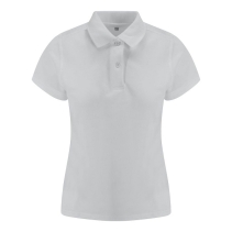 Womans Stretch Polo - JP002F. Kleuren Arctic white