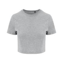 Womans TRI-BLEND Cropped T JT006 - Heather grey