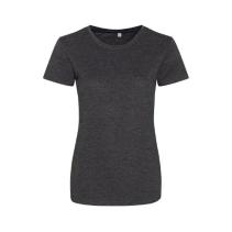 Womans TRI-BLEND T Kleuren Heather charcoal