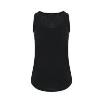 Womans TRI-BLEND Vest. Kleuren Solid black