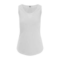 Womans TRI-BLEND Vest. Kleuren Solid white