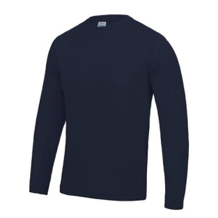 Heren Longsleeve Cool T - French navy.