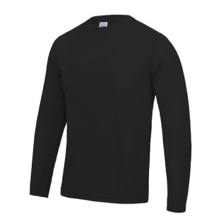 Heren Longsleeve Cool T JC002 - Jet black.