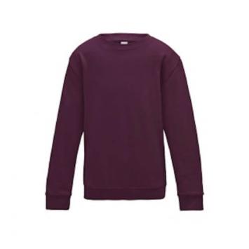AWDis Kids Sweater JH030J - Burgundy.