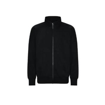 Campus Full Zip Sweater JH147 Deep Black.