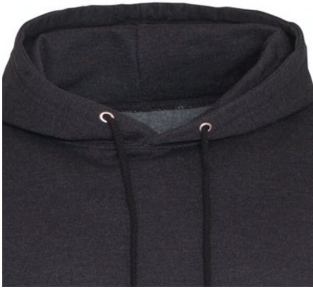 College Hoodie Black Smoke