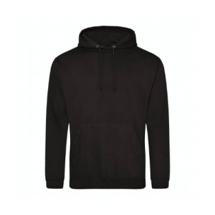 AWDis College hoodie Jet black