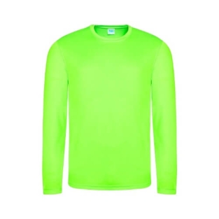 Heren long sleeve cool-t jc002 Electric green