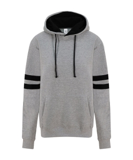 Game Day hoodie JH103 - Heather grey / Deep black