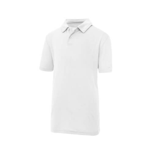 Kids Cool Polo JC040J - Arctic White
