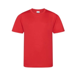 Kids Cool Smooth T JC020J - Fire Red