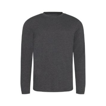 Long Sleeve TRI-BLEND T JT002 - Heather charcoal
