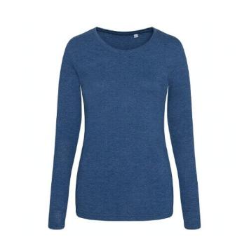 Long Sleeve Womans TRI-BLENDT T JT002F - Heather navy