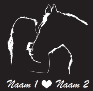 Meisje met paard print