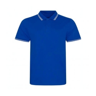Stretch Tipped Polo JP003 - Royal white
