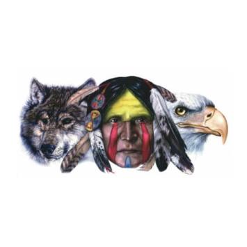 Wolf Indiaan Adelaar T-shirt