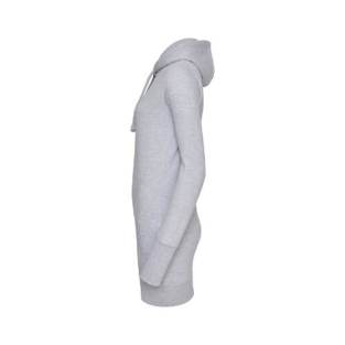 Girlie Longline hoodie Heather-grey side