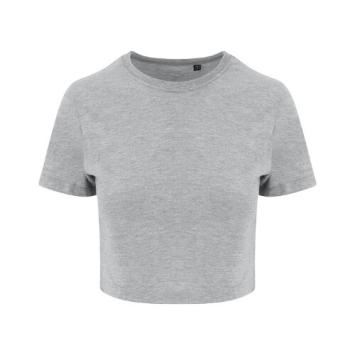 Womans TRI-BLEND Cropped T JT006 - Heather grey