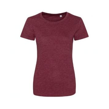 Womans TRI-BLEND-T JT001F - Heather burgundy