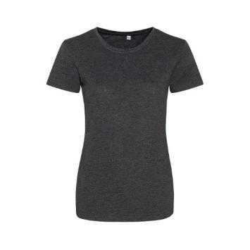 Womans TRI-BLEND-T JT001F - Heather charcoal
